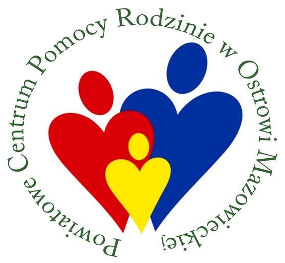 Załącznik do Regulaminu Organizacyjnego Powiatowego Centrum Pomocy Rodzinie w Ostrowi Mazowieckiej ZNAK GRAFICZNY POWIATOWEGO CENTRUM POMOCY RODZINIE W OSTROWI MAZOWIECKIEJ Znak graficzny logo PCPR w