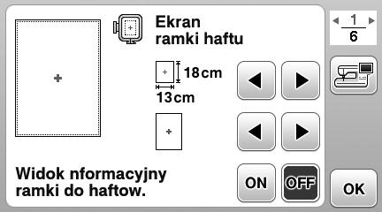 Korzystnie z ekrnu LCD Używnie przyisków ustwień Niśnij przyisk, y zmienić domyślne ustwieni mszyny (pozyj ztrzymni igły, szykość hftowni, ekrn