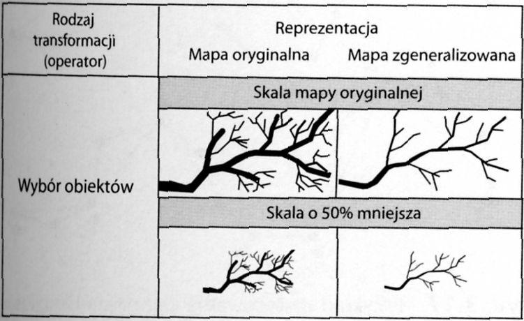 GENERALIZACJA Metody generalizacji (Longley i inni, 2006): SCALANIE Zastąpienie kilku