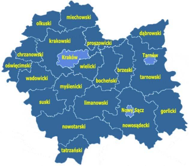 jest administracyjnie na 8 miejscowości: Kamionka Mała, Jamnica, Kamionka Wielka,