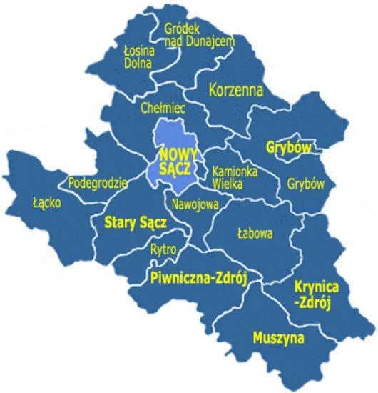 Granice administracyjne tych miejscowości są jednocześnie granicami odrębnych