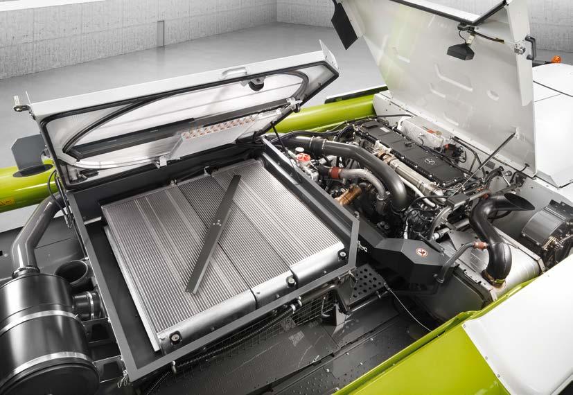 Więcej chłodnej inteligencji. DYNAMIC COOLING. DYNAMIC COOLING DYNAMIC COOLING. NOWOŚĆ: Teraz dla LEXION 670 i 660. Oba modele LEXION 670 i 660 wyposażono w rewolucyjny, poziomy układ chłodzenia.