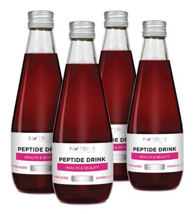 Peptide Drink Health & Beauty Peptide Drink Health & Beauty to bezkonkurencyjne źródło aminokwasów i peptydów kolagenu rybiego, w 100% naturalnego, najlepiej przyswajalnego pochodzenia, pozyskanych