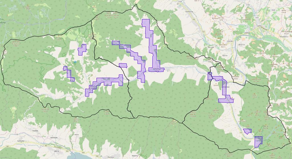 S t r o n a 56 IV. GRANICE OBSZARU ZDEGRADOWANEGO Dla wyznaczenia obszarów zdegradowanych w opracowaniu wykorzystano wyniki opracowanej analizy wskaźnikowej.