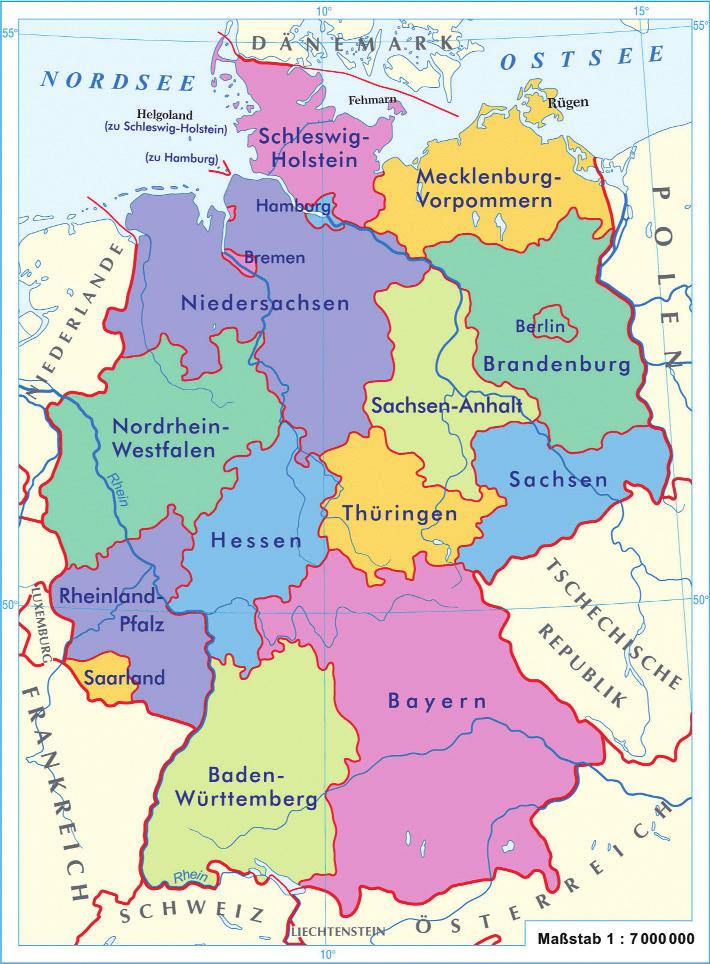 2. Hamburg liegt im Norden. 3. Boris Becker kommt aus Deutschland. 4. Das Oktoberfest findet im September statt. 5.