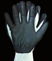 rękawice wykonane z nylonu powlekane ultracienką powloką
