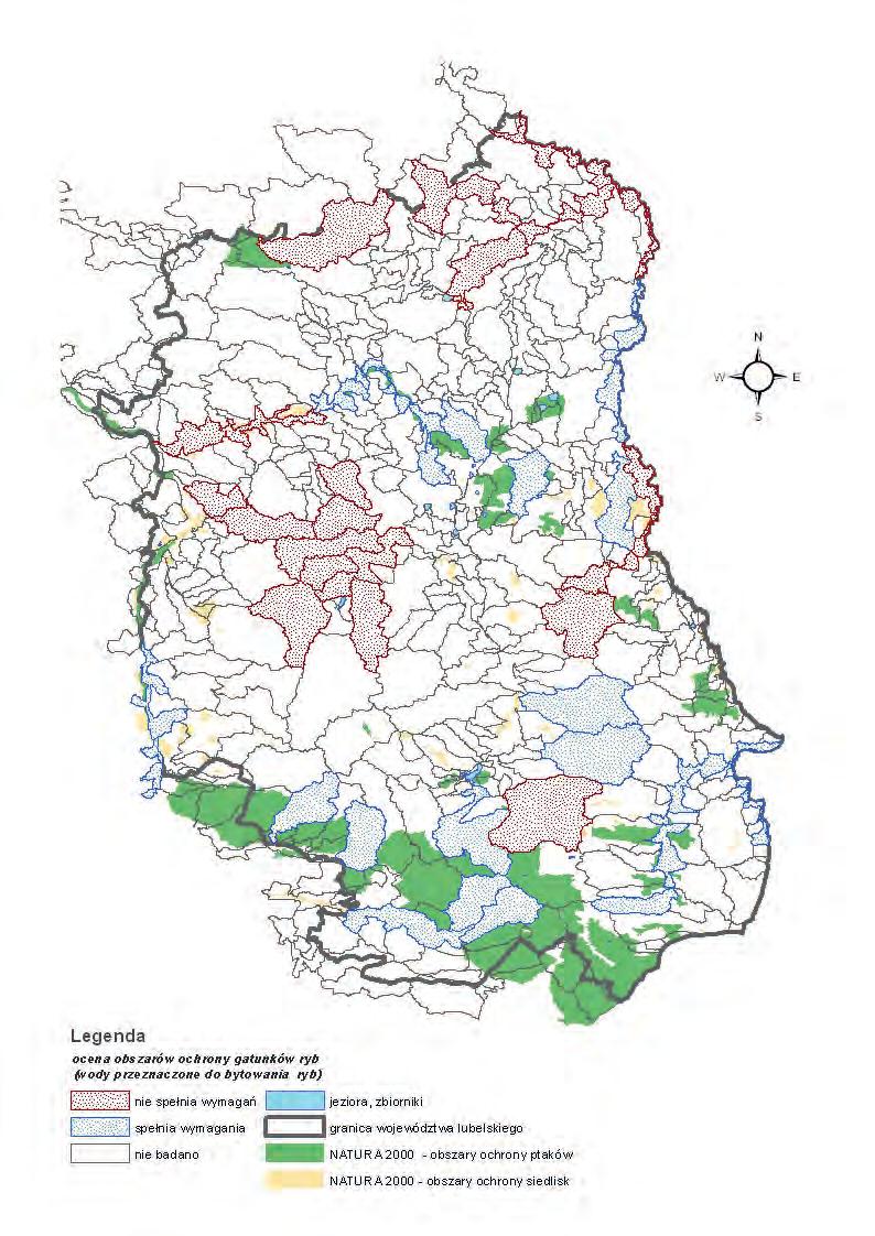 RAPORT O STANIE ŚRODOWISKA WOJEWÓDZTWA LUBELSKIEGO W 2012 roku Klasyfikacja stanu chemicznego Stan chemiczny sklasyfikowano dla 33 jcw, dla których prowadzono w ramach monitoringu diagnostycznego