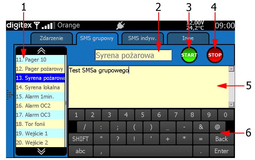 Klawiatura ekranowa może pracować w różnych trybach zmienianych poprzez