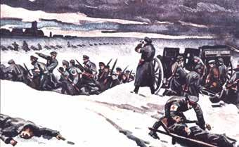 Ławica z powietrza Decyzja o ataku na Ławicę zapadła w nocy z 4 na 5 stycznia 1919 roku. Szturm miało przeprowadzić około 400 powstańców wspieranych przez załogi obsługujące dwie armaty.