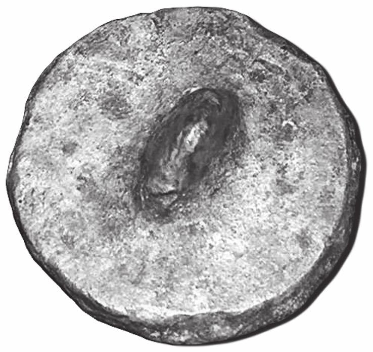 The 14th century Seal Stamp of Piotr von Parchwitz 67 Fig. 3. Third the reverse side of the piston seal Peter von Parchwitz (photo by K. Błaszczyk) Fig. 4.