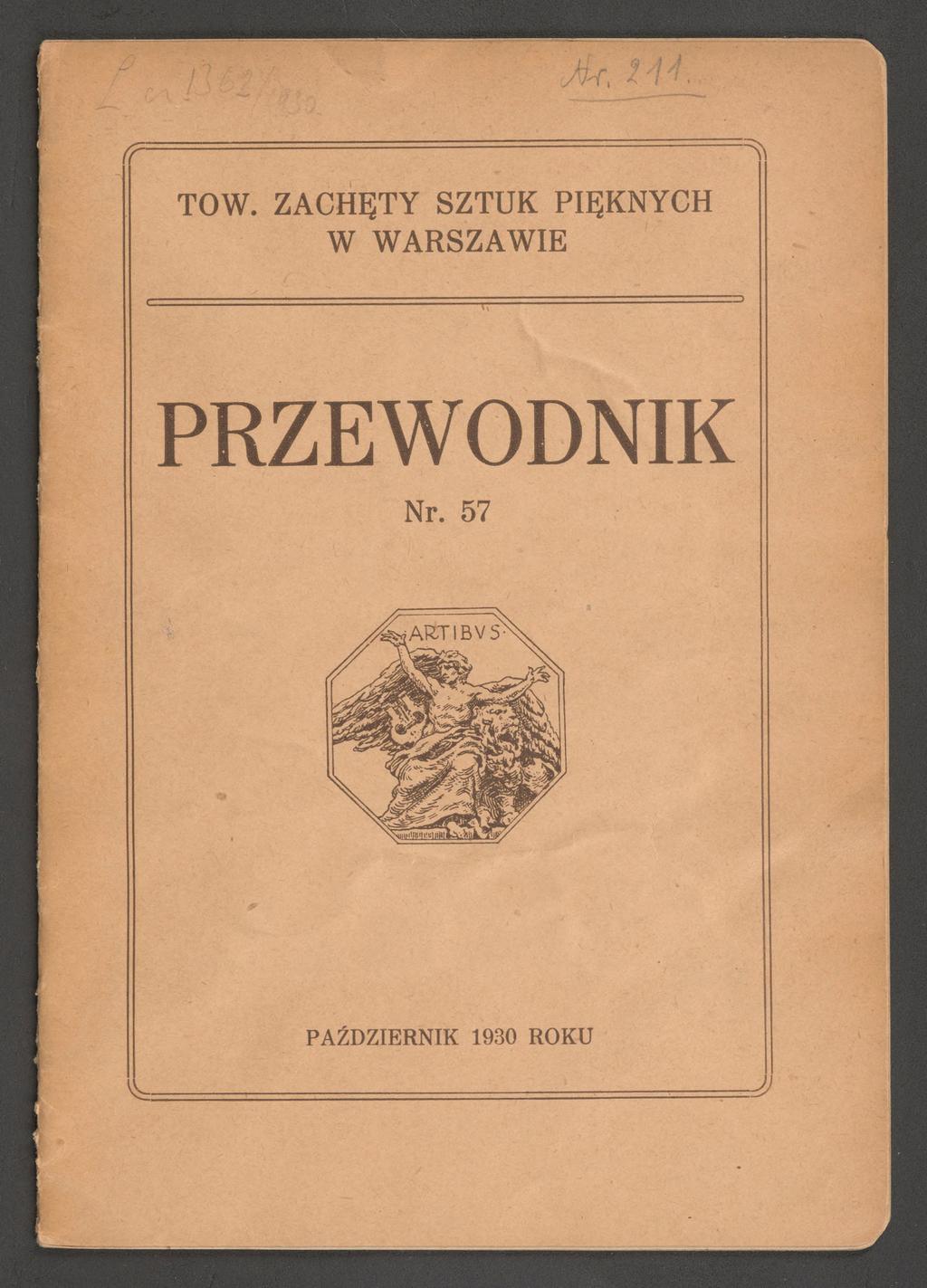 TOW. ZACHĘTY SZTUK PIĘKNYCH W WARSZAWIE