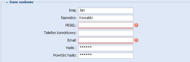 Uwaga: nie moŝna od razu zalogować się do Systemu, gdyŝ konto musi zostać aktywowane. Informacja o aktywowaniu konta zostanie wysłana na podany przy rejestracji adres email. 2.1.