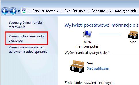 opcję Właściwości.