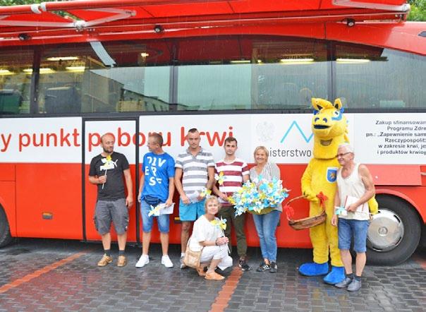 pojawił się na poborze. Podczas akcji krwiodawstwa można było również bezpłatnie zmierzyć ciśnienie oraz zbadać poziom cukru we krwi.