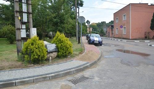 Zakończył się również remont chodnika na ul. Podzamcze.