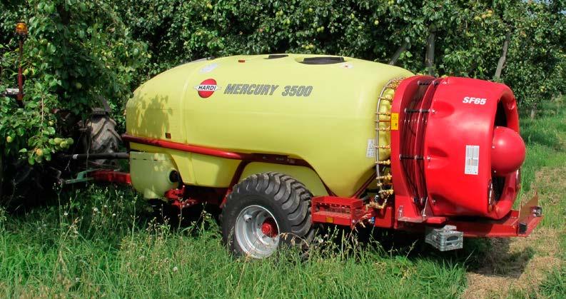 MERCURY - najnowocześniejsza technologii - flagowy model opryskiwaczy sadowniczych XF90 Wentylator XF90