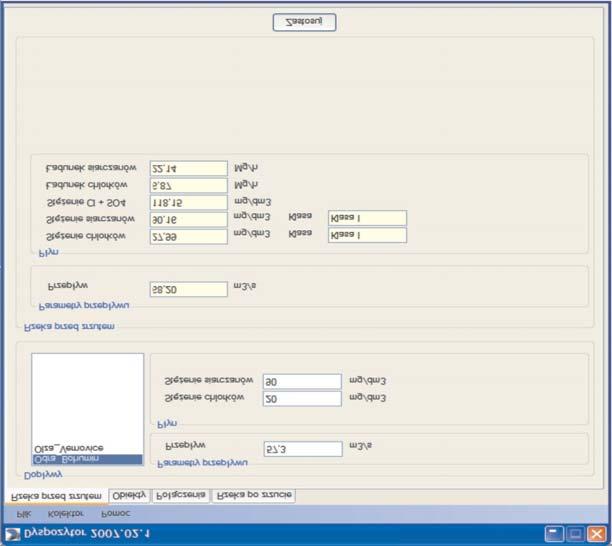 Rys. 1. Obraz pierwszej zak³adki programu Dyspozytor Pierwsza zak³adka programu Dyspozytor (rys.