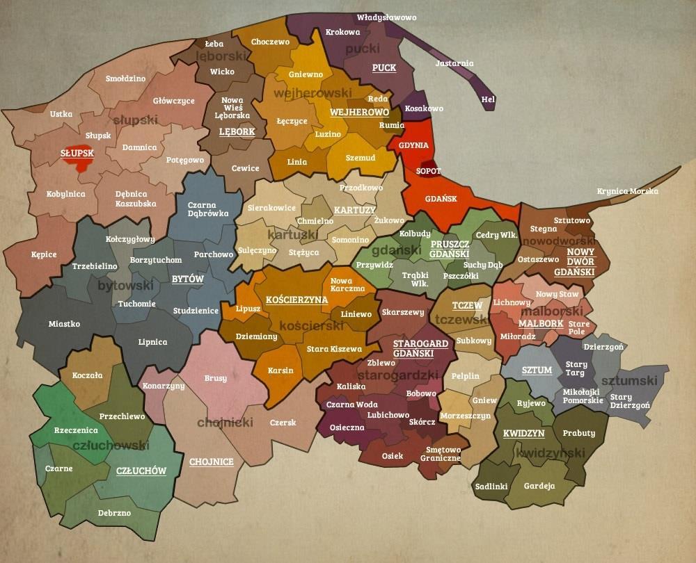 2.4 Stan obecny Gminy Dębnica Kaszubska 2.4.1 Położenie PLAN GOSPODARKI NISKOEMISYJNEJ Gmina Dębnica Kaszubska położona jest w powiecie słupskim, na północno-wschodnim obrzeżu Parku Krajobrazowego