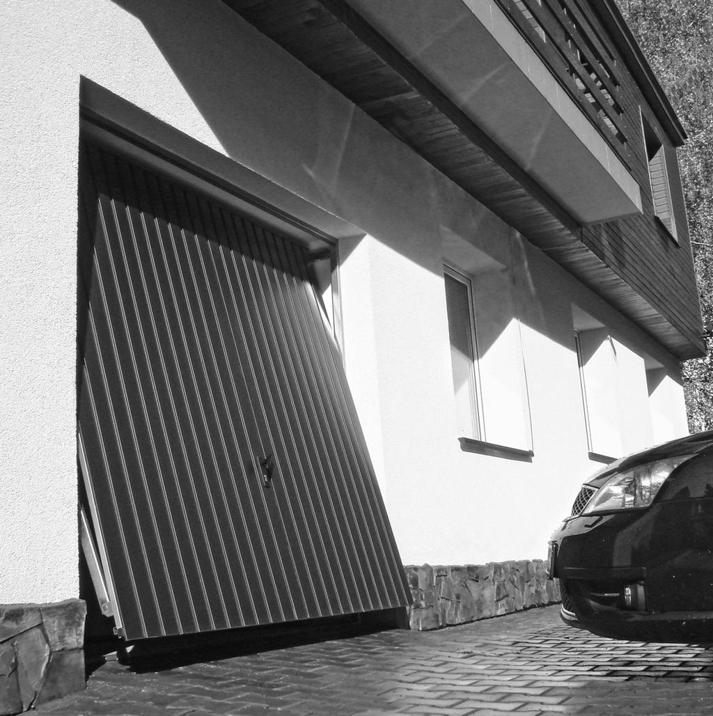 BRAMA GARAŻOWA UCHYLNA (PL - 1/1) (EU - 1/2) INSTRUKCJA ORYGINALNA Instrukcja Instalowania i Obsługi EN Technical documentation Assembly and Operating Instructions Up and over garage door / PART 1