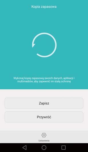 Kopia zapasowa i przywracanie Kopia zapasowa i przywracanie danych za pomocą aplikacji Kopia zapasowa Tworzenie kopii zapasowej to najlepsze zabezpieczenie przed utratą danych.