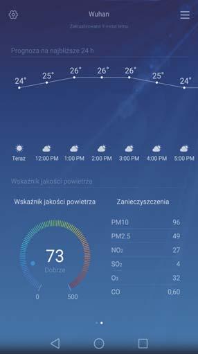 4 Po zakończeniu pracy minutnika przesuń palec po ekranie, aby wyciszyć dzwonek. Narzędzia W trakcie odliczania dotknij pozycji, aby wyzerować minutnik lub, aby wstrzymać odliczanie.