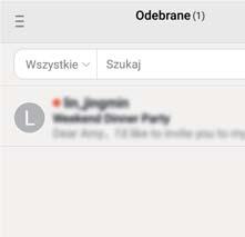 Wiadomości i e-mail Dodawanie konta e-mail Dodawanie osobistego konta e-mail Jeśli przy dodawaniu konta wystąpią wątpliwości co do właściwych ustawień, należy zwrócić się do dostawcy usług e-mail.