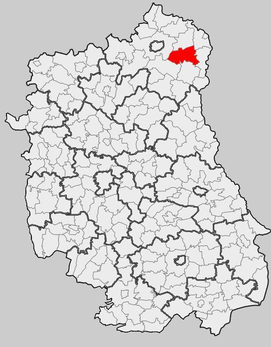 Mapa 1 Położenie gminy Piszczac na tle województwa lubelskiego Źródło: http://pl.wikipedia.