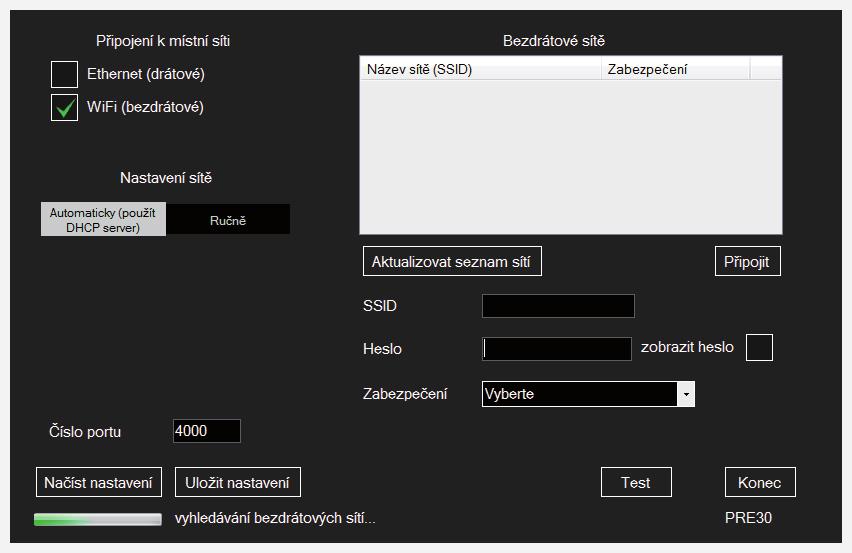nastawienia przystawek internetowych PRE 10