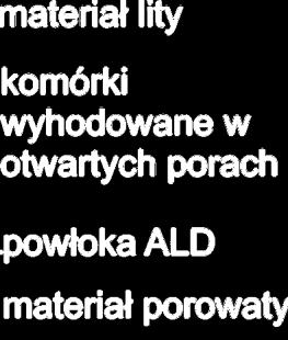 pokrywanie cienką warstwą o grubości do 500 µm materiałem bioaktywnym powierzchni mikroporów tworzących strefę porowatą zgodnie z opracowaną autorską oryginalną hybrydową technologią wytwarzania