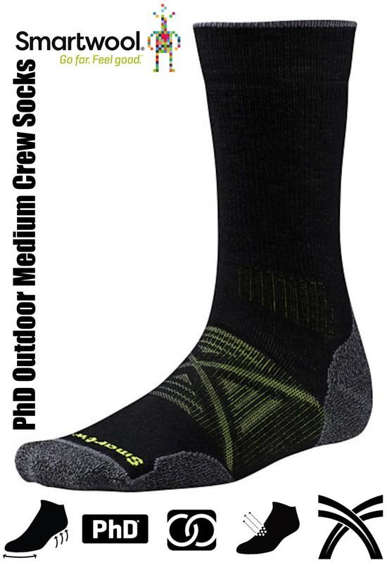 Producent: SmartWool Model: PhD Outdoor Medium Crew Socks Typ: męskie skarpety outdoorowe Pora roku: wiosna / lato / jesień Linia produktów: PhD Waga: 100 gramów para / dla numeru XL (EU 46-49)