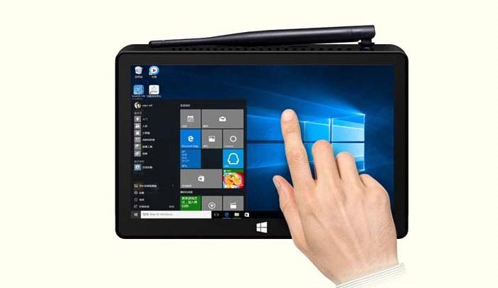 PIPO X9 Czterordzeniowy mini PC z Windows 10 oraz Android 4.4, z procesorem Intel Cherry Trail Z8350, 8,9 calowym dotykowym wyświetlaczem, 4GB RAM, 32GB pamięci wewnętrznej, Bluetooth 4.0, Wifi 802.