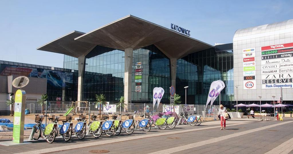1. Katowice z oceną 5,96 Fot. Nowy dworzec w Katowicach. Autor: Ryszard Stelmachowicz. Pierwsze miejsce należy do Katowic zgodnie z badaniami strony korkowo.