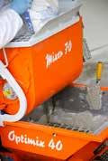 używać z mieszalnikiem Mixer 70 Symbol produktu: 3B03601000 na stronie 28 DANE TECHNICZNE Symbol produktu wersja EWI 3B03302000 wersja MORTAR 3B03303000 Pojemność zbiornika 100 l (worki 6 x 30 kg)