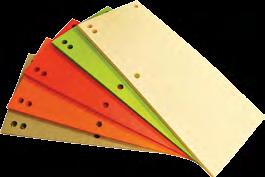 Format 1/3 A4 Dziurkowanie 4 Do wpinania w pionie oraz w