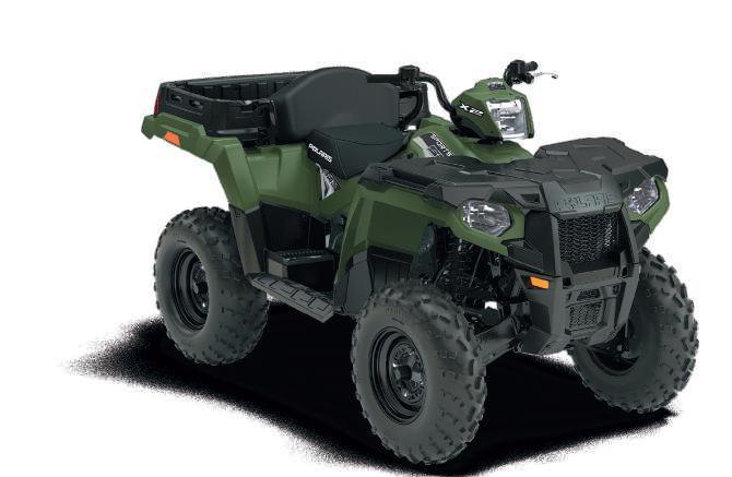 PRAKTYCZNY TURF Jako jeden z nielicznych na rynku POLARIS Sportsman 570 X2 posiada możliwość rozblokowania mechanizmu różnicowego z tyłu.
