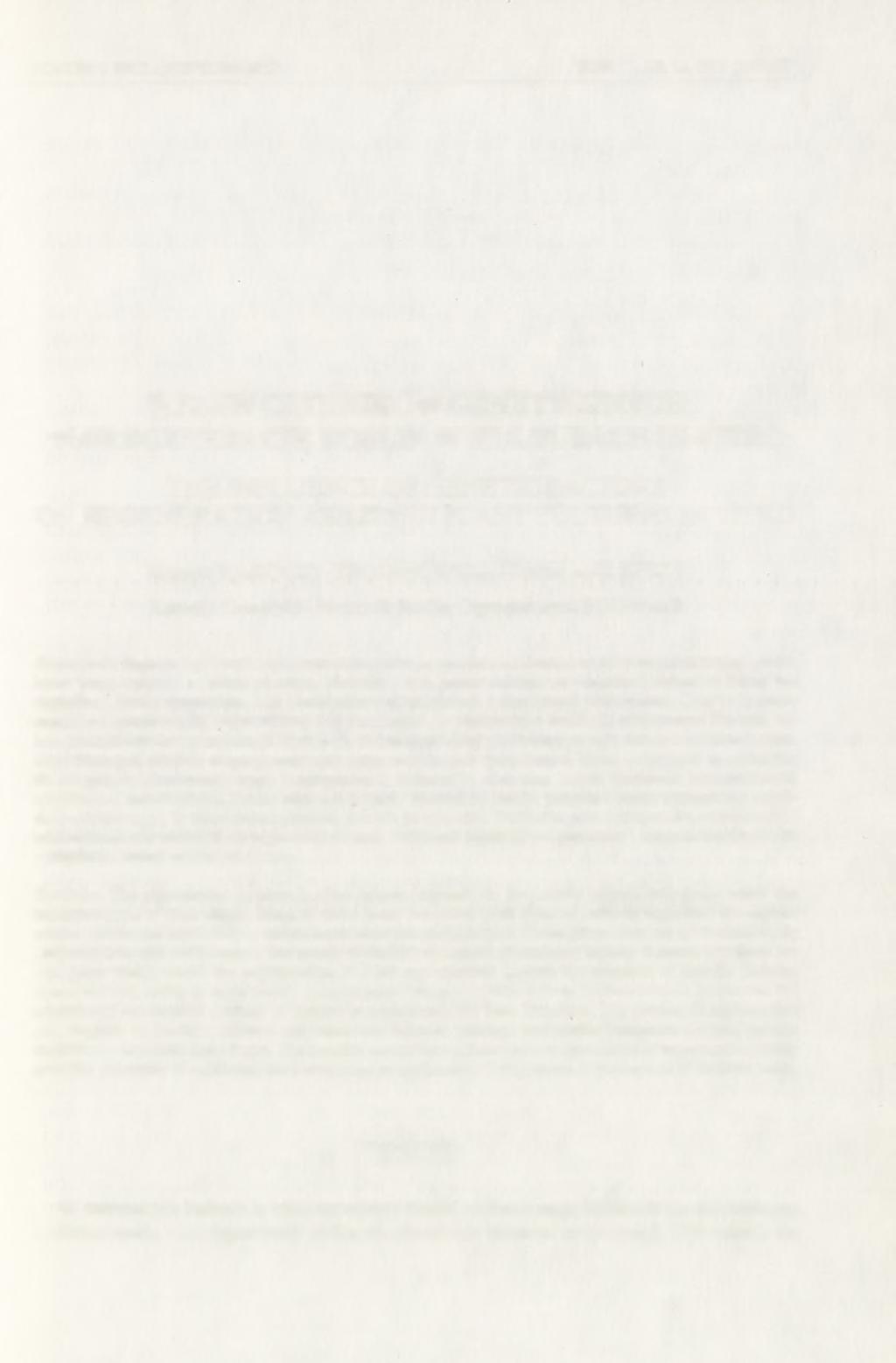 POSTĘPY BIOLOGII KOMÓRKI TOM 17, NR 13,1990 (247-257) WPŁYW CZYNNIKÓW GENETYCZNYCH NA REGENERACJĘ ROŚLIN W KULTURACH IN VITRO THE INFLUENCE OF GENETIC FACTORS ON REGENERATION ABILITY IN PLANT