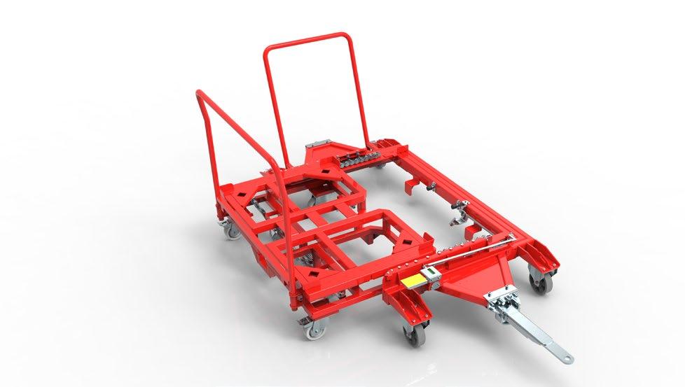 V-LINER ADVANTAGES ZALETY C-LINER SMOOTH LOADING PŁYNNY ZAŁADUNEK Due to the inertia loading mechanism implemented in the trolley, a smaller amount