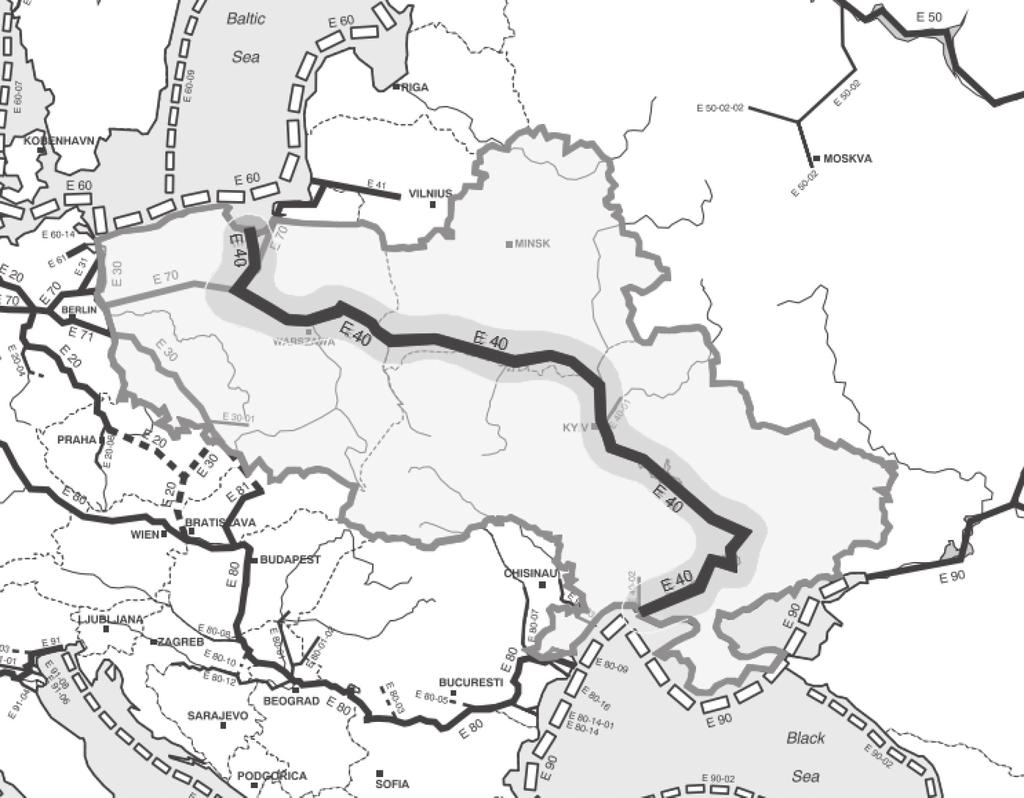 78 Rafał Koba Międzynarodowa droga wodna E40 od idei do realizacji 79 oxide emissions to the atmosphere and to develop cross-border river tourism.
