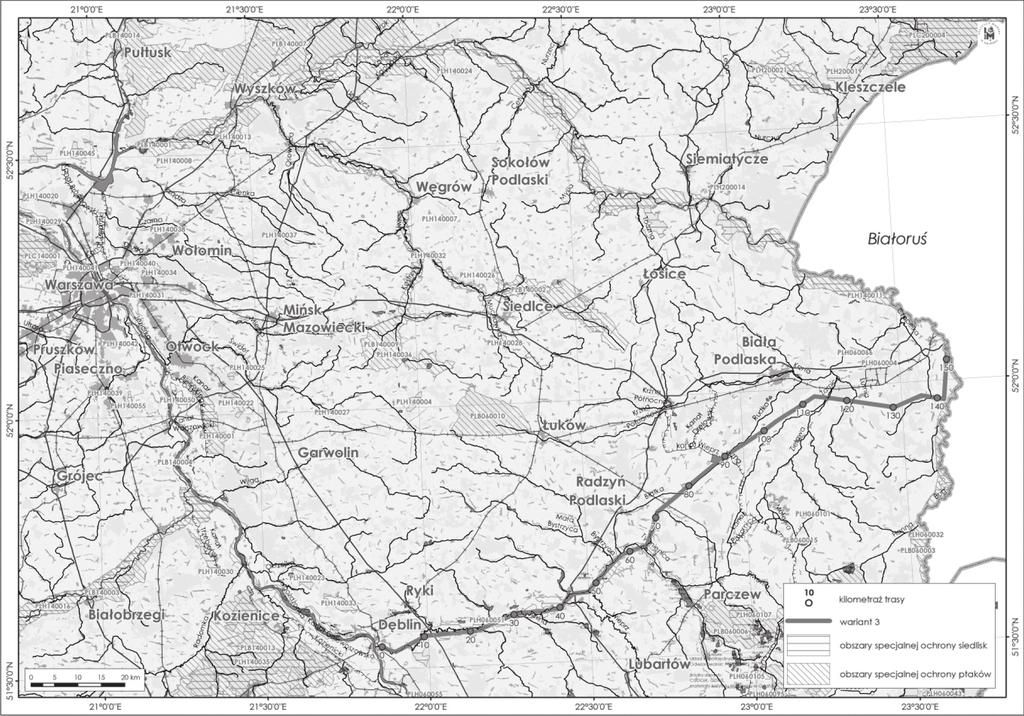 88 Rafał Koba Międzynarodowa droga wodna E40 od idei do realizacji 89 Na rzece Bug, ze względu na wysokie walory przyrodnicze oraz na parametry drogi wodnej, uruchomienie żeglugi towarowej jest