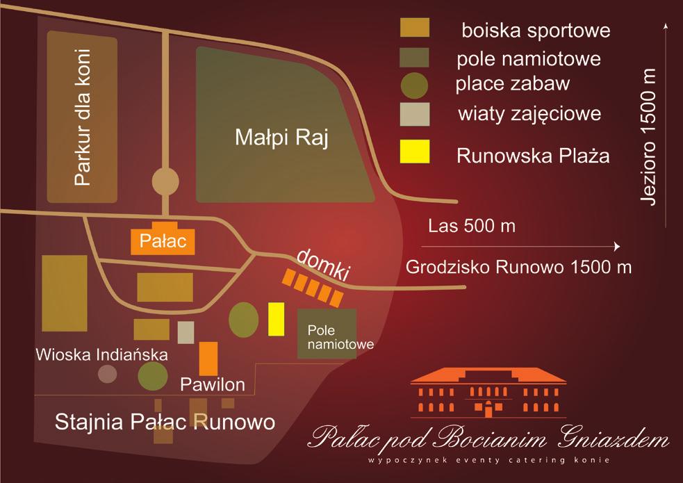 Pałac pod Bocianim Gniazdem Runowo 23 76-230 Potęgowo