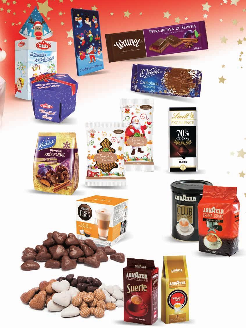 oferta ważna od czwartku 20 listopada do środy 24 grudnia 7 99 7 99 1 ZESTAW 1 49 CZEKOLADA MiLlano mleczna 80 g, 1,86 zł / 100 g CZEKOLADA WAWEL 290-295 g od 2,71 do 2,76 zł / 100 g 2 59 od 2,79