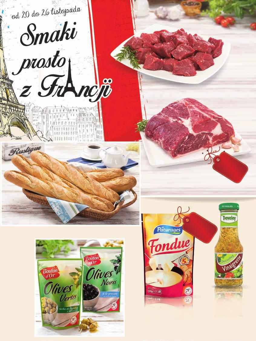 14 99 1 kg GULASZ WOŁOWY* Z PROSTO P I E C A 26 99 1 kg Przepis na francuski burger z jajkiem na www.intermarche.