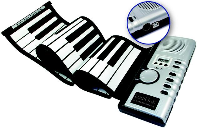 . Informacje ogólne Elastyczna klawiatura pianina z USB (UA) jest prosta w obsłudze i wykonana zgodnie z najwyższymi standardami skupionymi na dopracowanym do ostatniego szczegółu projekcie oraz
