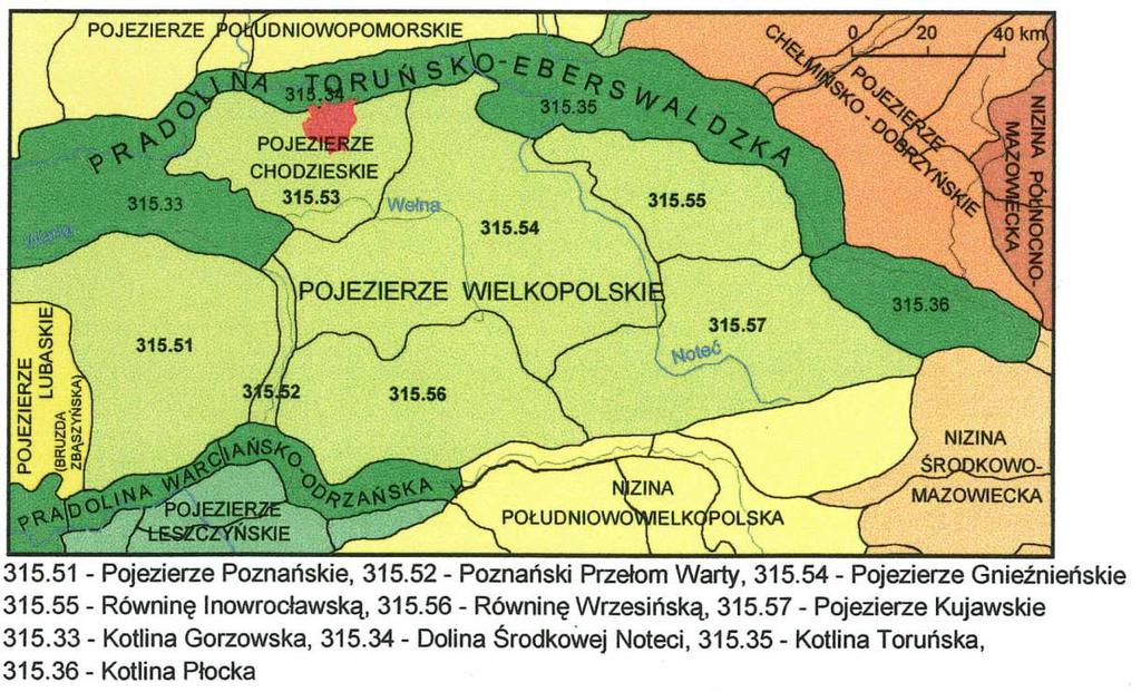 1.2. Położenie fizycznogeograficzne 1.2.1. Położenie matematyczno-geograficzne kraniec północny kraniec południowy kraniec wschodni kraniec zachodni 52 59 28 szerokości geogr.