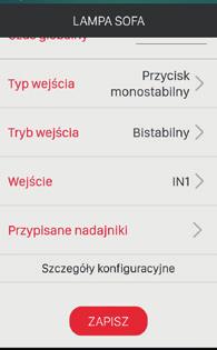 Wybierając z menu edycyjnego nadajnika opcję Usuń następuje usunięcie danych przycisków nadajnika z pamięci odbiornika (). Nadajnik można także usunąć poprzez przesunięcie elementu w bok.