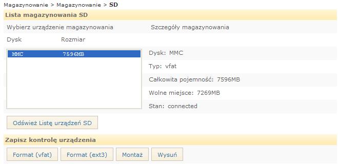 6. Konfiguracja Magazynowania i Nagrywania 6. Konfiguracja Magazynowania i Nagrywania Z poziomu strony Magazynowanie, użytkownicy mogą skonfigurować cel magazynowania oraz ustawienia nagrywania.