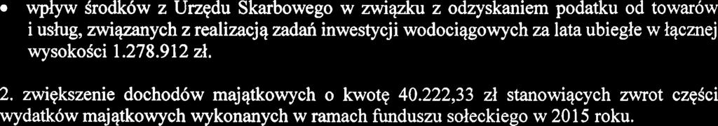 prowadqcych szkoly w zapewnieniu bezpiecznych warunk6w nauki, wychowania i opieki w szkolach,,bezpieczna+" w wysokosci 3.240 zl, - dofinansowanie zadati wlasnych tj.