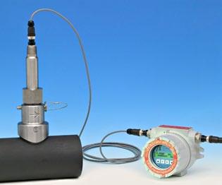 przeciwwybuchowa obudowa elektroniki Masywna, przeciwwybuchowa obudowa przepływomierza zapewnia najwyższą ochronę elektroniki przed warunkami otoczenia 4 Nakrętka montażowa Nakrętka montażowa ze