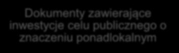 celu publicznego o znaczeniu ponadlokalnym zadania rządowe, służące realizacji inwestycji celu publicznego o