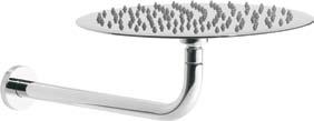 1210PCR 425,00 Głowica prysznicowa Slim 30 cm rozeta do montażu ściennego Dł.